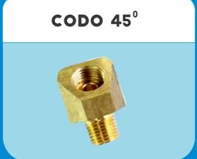 CODO 45  CON. INVERTIDO 3/8 X 1/4