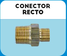 CONECTOR RECTO AJUSTE 1/4 X 1/8