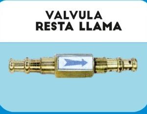 VALVULA RESTALLAMA OXIGENO-AZUL