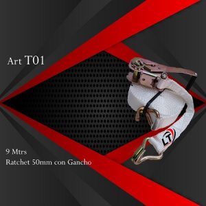 TRACA 50MM Y CINTA C/GANCHO J X 9 MTS -3TN