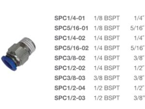 RECTA PL?STICA R 1/8 BSPT X 5/16
