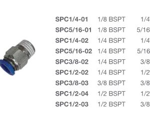 RECTA PL?STICA R 1/8 BSPT X 5/16