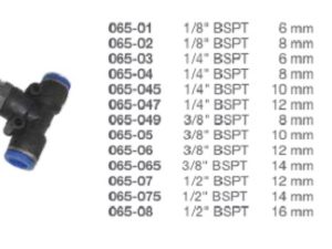 T ROSC CENT  1/8 X 6 MM