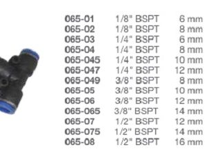T ROSC CENT  1/8 X 6 MM