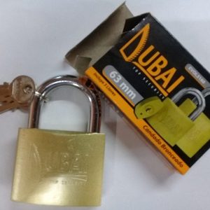 CANDADO BRONCEADO DUBAI 20MM.