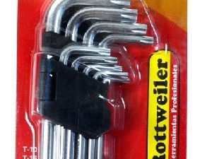 LLAVES TORX EN JGO 9 PIEZAS