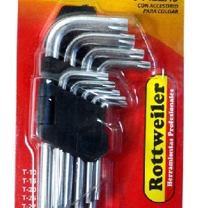 LLAVES TORX EN JGO 9 PIEZAS