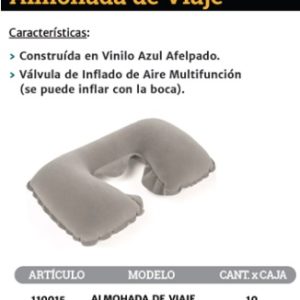 Almohada de Viaje Colores Surtidos