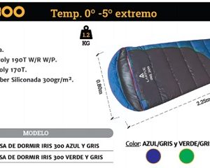 Bolsa de Dormir Larpue Iris 300 Azul