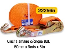CINCHA AMARRE C/CRIQUE BUL 50mmx9mmx5tn