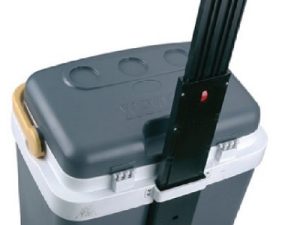 Heladera de Camping Cooler para 12 volts, frio calor,cap.34 lts. c/ruedas y m.