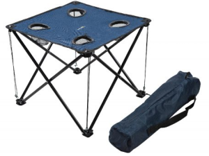 MESA TELA PLEGABLE C/PORTA VAS