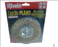 Cepillo Plano Acero (C/eje 6mm)  50mm RHEIN