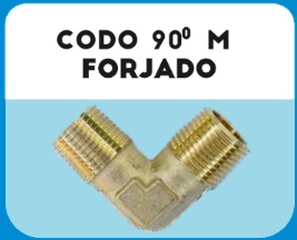 CODO 90  MACHO 3/8 [NIQUELADA]