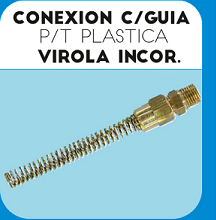 CON.C/GUIAP/T.PLAST.VIROLA INC.1/2 X 1/2