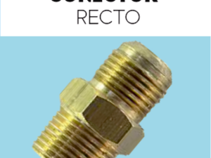 CONECTOR RECTO CONICO 1/4 X 1/8
