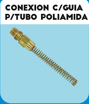 CONEX.C/GUIA P/CANO POLIAMIDA 1/2 X 3/8
