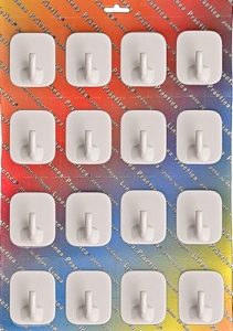 PERCHA CUADRADA BLANCO X 16-3001