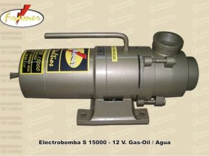 ELECTROBOMBA S-15000 GASOIL/AGUA  ENTRADA  2" Y SALIDA DE 1 1/2 "