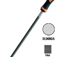 LIMA PLENA Redonda Fina 30cms C/cabo y funda (caja x6u) U