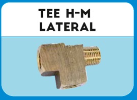 TEE HEMBRA-MACHO LTRAL. 1/4