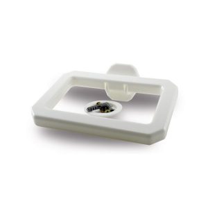 TOALLERO ARO BLANCO MEDIO GIRO PVC