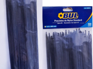 PRECINTOS BUL DE NYLON STD 3,6 X 250mm