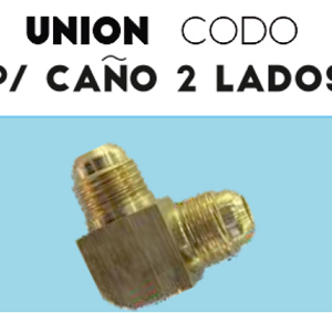UNION CODO P/CANO 2 LADOS 3/8 CONICA